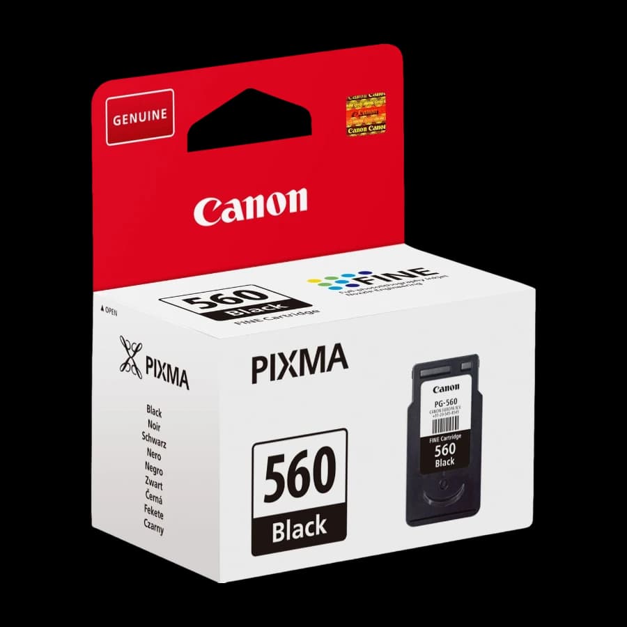 Canon PG-560 svart Blistered med alarm