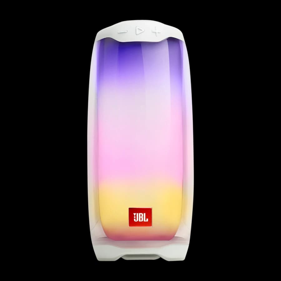 JBL Pulse 4 Bluetooth-høyttaler, hvit