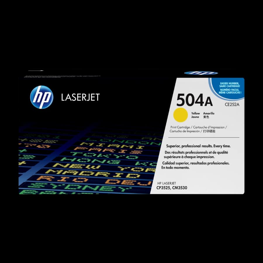 HP 504A 1 Stykker Original, gult ce252a