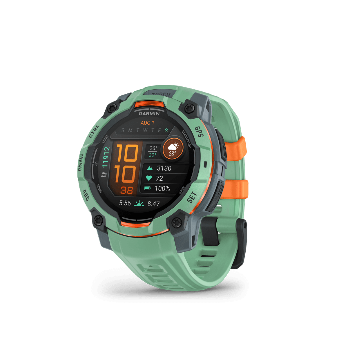 Instinct 3 - 45mm, AMOLED,Neo Tropic Bezel with Neo Tropic Band