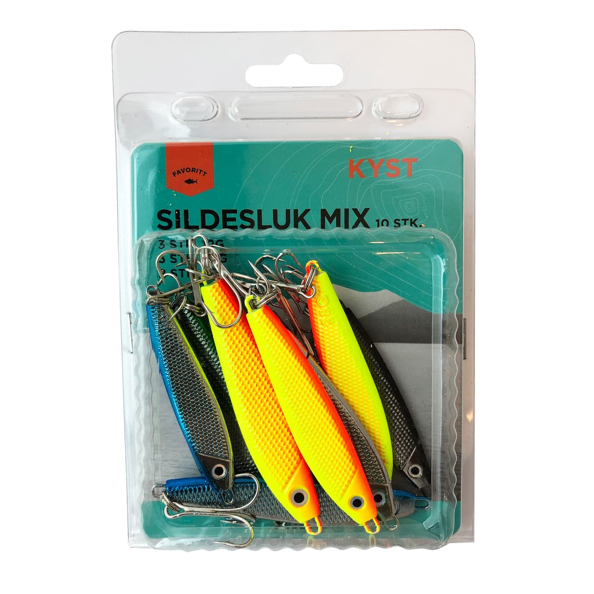 SILDESLUK MIX 10PCS KYST