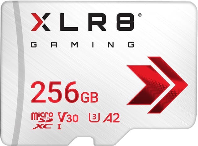 PNY XLR8 Gaming Class 10 U3 V30 microSDXC Flash Memory Card - 256GB