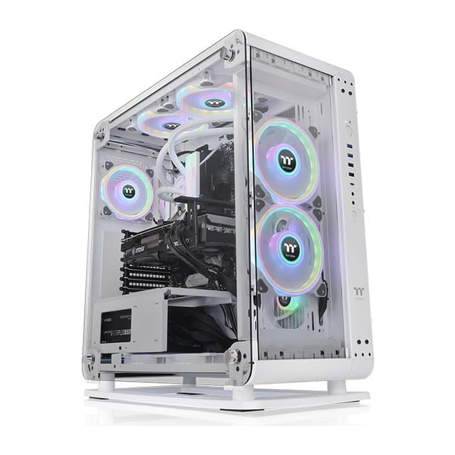 Thermaltake Core P6 Tempered Glass Snow Mid Tower Midi Tower Hvit