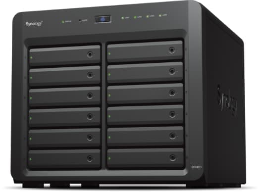 Synology DiskStation DS2422+ datalagringsserver NAS Tower Ethernet/bredbåndsforbindelse Sort V1500B