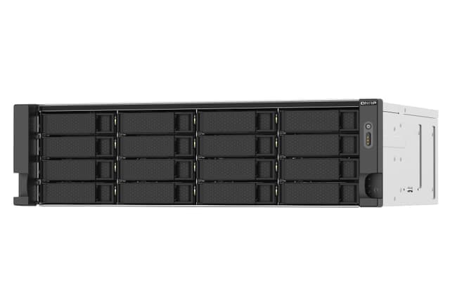 QNAP TS-1673AU-RP-16G datalagringsserver NAS Rack (3U) Ethernet/bredbåndsforbindelse Sort, Grå V1500B