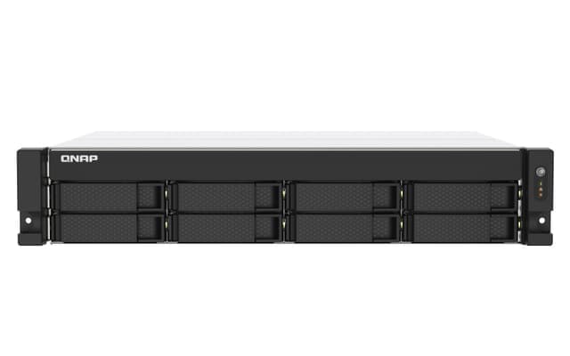 QNAP TS-873AU NAS Rack (2U) Ethernet/bredbåndsforbindelse Sort, Grå V1500B