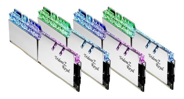 G.Skill Trident Z Royal F4-3600C18Q-64GTRS minnemodul 64 GB 4 x 16 GB DDR4 3600 MHz