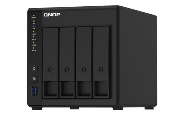 QNAP TS-451D2 NAS Tower Ethernet/bredbåndsforbindelse Sort J4025