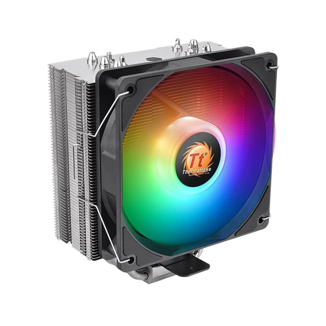 Thermaltake UX 210 ARGB Prosessor Kjøler 12 cm Sort, Hvit