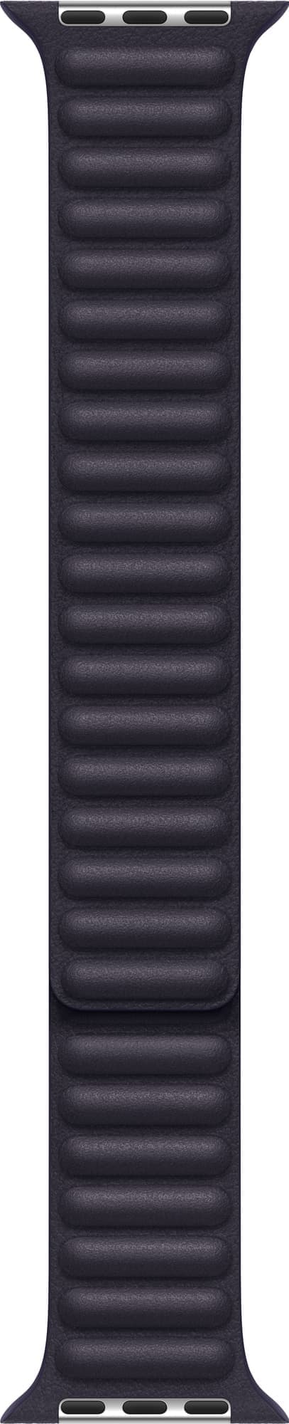 Apple 41 mm Leather Link klokkereim S/M (Blekk)
