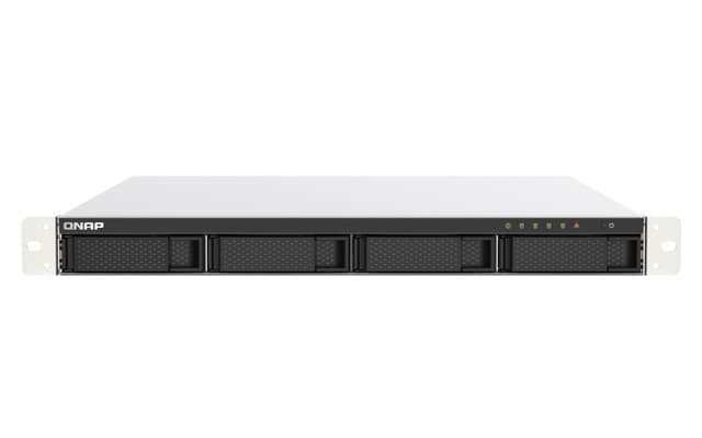 QNAP TS-453DU-RP NAS Rack (1U) Ethernet/bredbåndsforbindelse Sort, Grå J4125