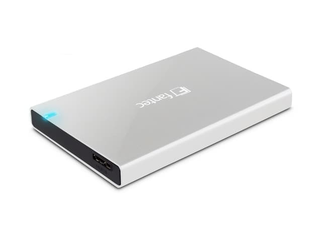 Fantec ALU-25B31 HDD/SSD-kabinett Sølv 2.5"