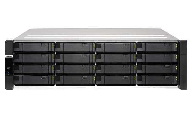QNAP ES1686dc NAS Rack (3U) Ethernet/bredbåndsforbindelse Sort D-2142IT