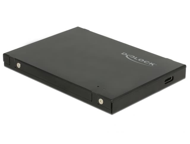 DeLOCK 42609 harddiskkabinett SSD-kabinett Sort M.2