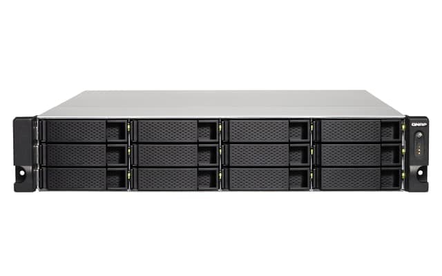 QNAP TS-1232XU-RP NAS Rack (2U) Ethernet/bredbåndsforbindelse Sort Alpine AL-324