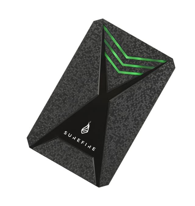 SureFire Gaming ekstern harddisk 1000 GB Sort, Grå