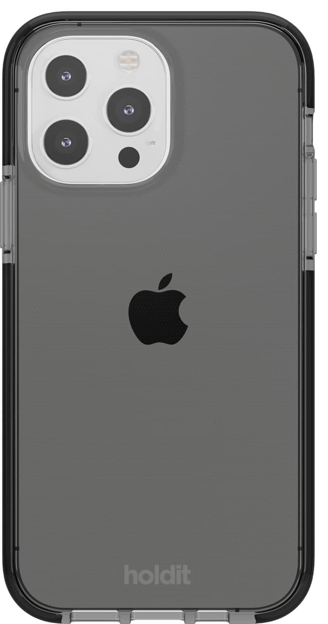 holdit iPhone 14 Pro Max Deksel Seethru Svart