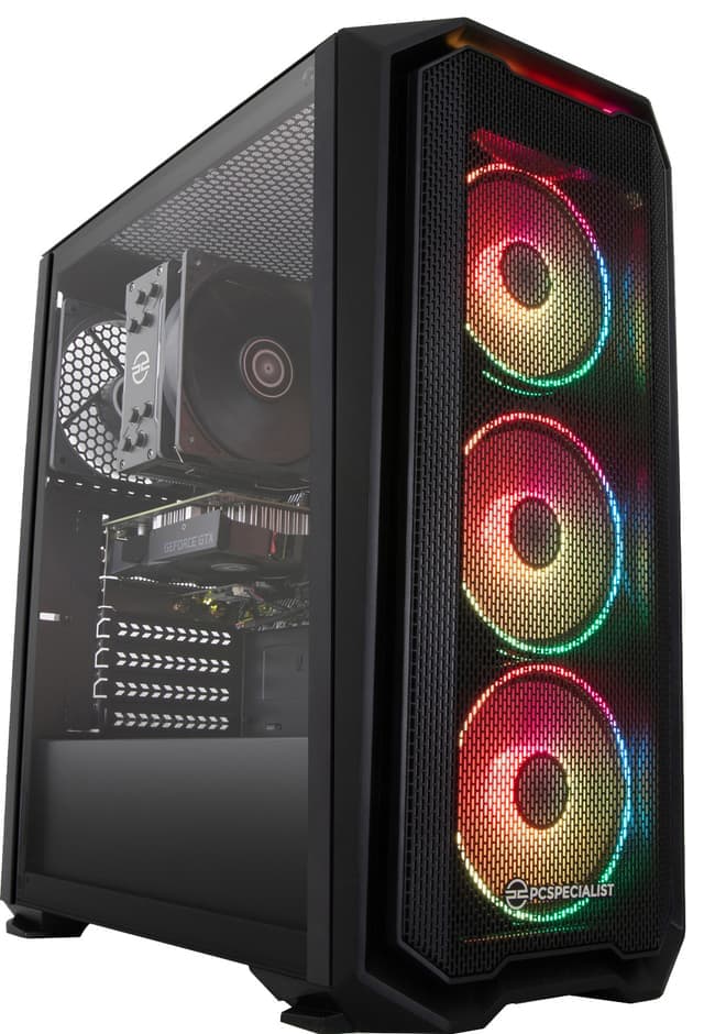 PCSpecialist Tornado R30 R3/8/512/GTX1650 stasjonær gaming-PC