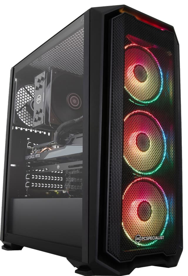 PCSpecialist Tornado R50 R5/16/1000/RTX3050 stasjonær gaming-PC