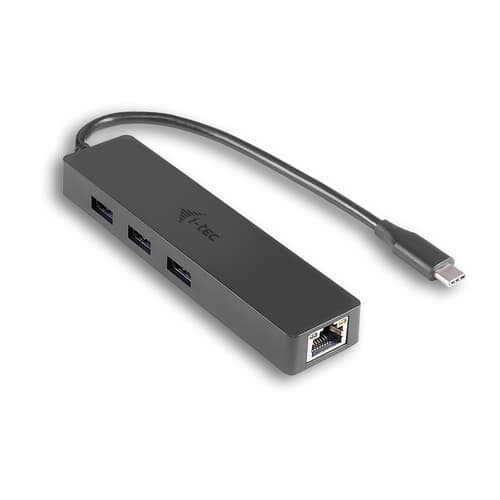 i-tec Advance C31GL3SLIM, USB 3.2 Gen 1 (3.1 Gen 1) Type-C, RJ-45, USB 3.2 Gen 1