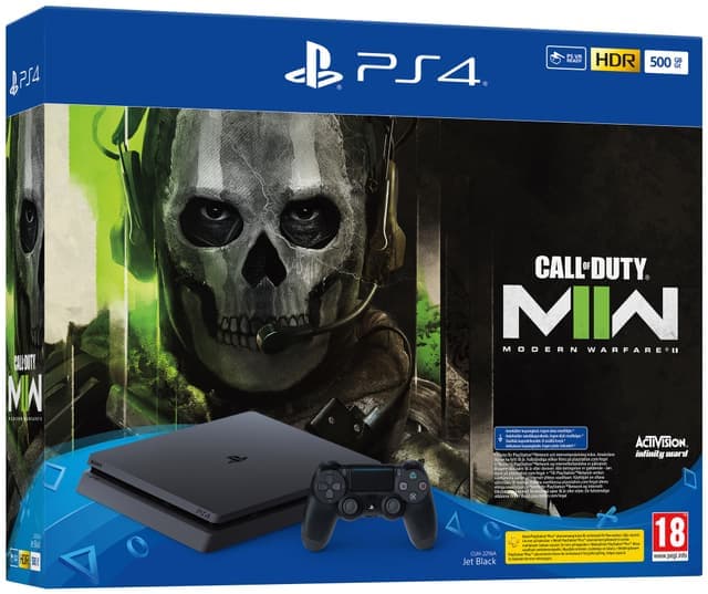 PlayStation 4 konsoll 500 GB + Call of Duty Modern Warfare II pakke