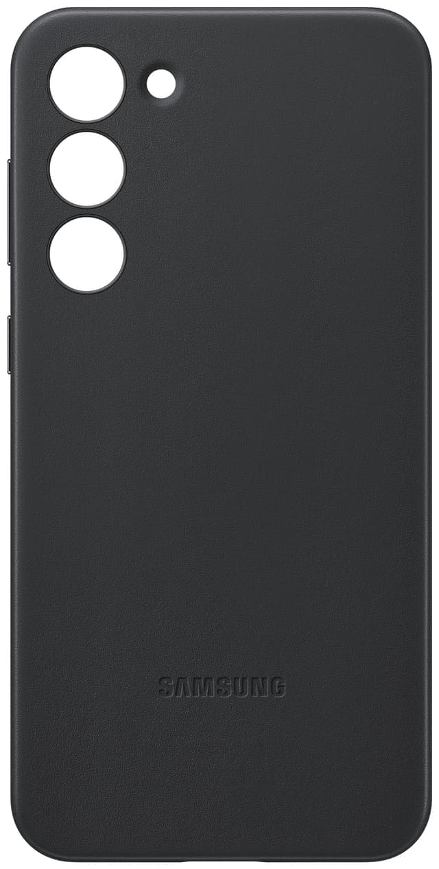 Samsung Galaxy S23 Leather deksel (sort)