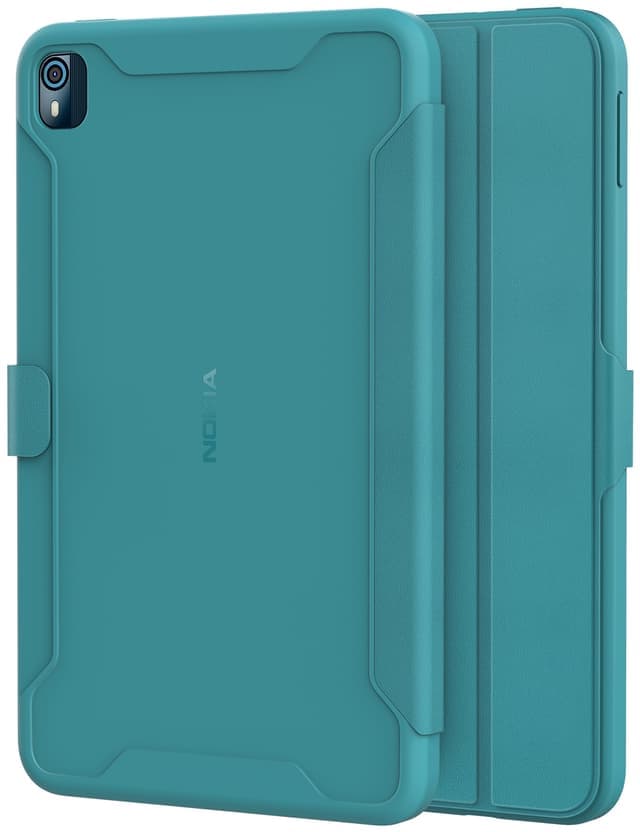 Nokia T10 flip nettbrettdeksel (cyan)
