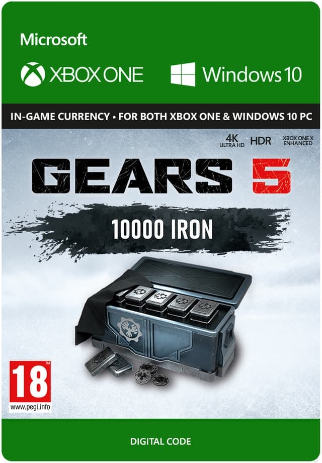 Gears of War 5: 10,000 Iron + 2,500 Bonus Iron - PC Windows,XBOX One