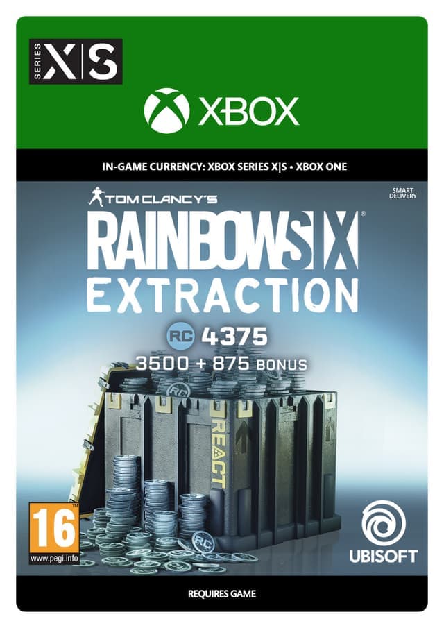 Tom Clancy's Rainbow SixExtraction: 4,375 REACT Credits - XBOX One,X