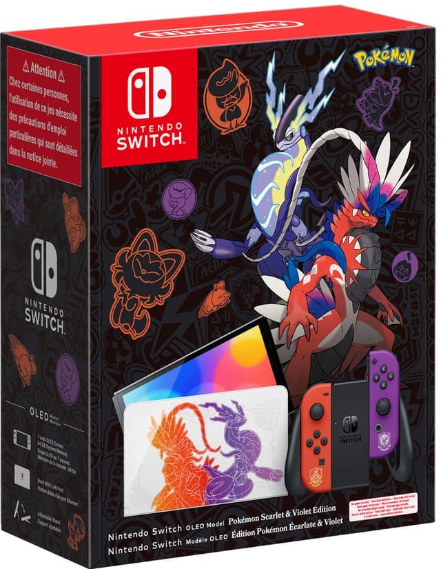 Nintendo Switch OLED Pokémon Scarlet & Violet Edition spillkonsoll