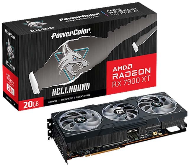 Powercolor HellHound Radeon 7900XT 20GB grafikkort