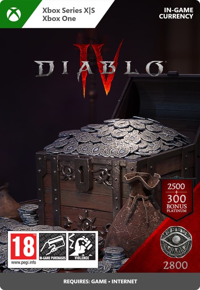 DiabloIV 2800 Platinum - XBOX One,Xbox Series X,Xbox Series S