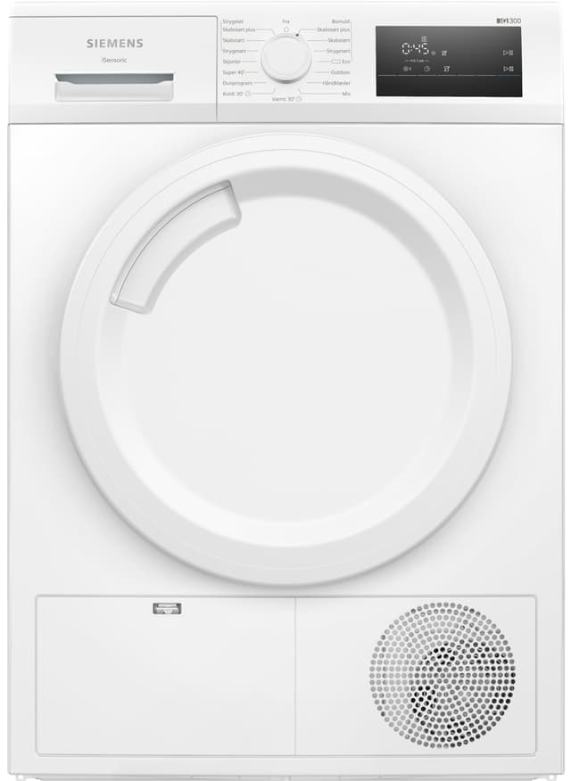 Siemens Tørketrommel WT43H0L5DN (Hvit)
