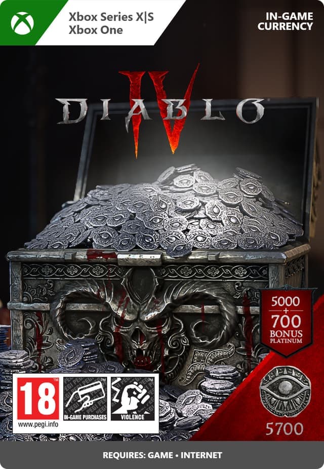 DiabloIV 5700 Platinum - XBOX One,Xbox Series X,Xbox Series S