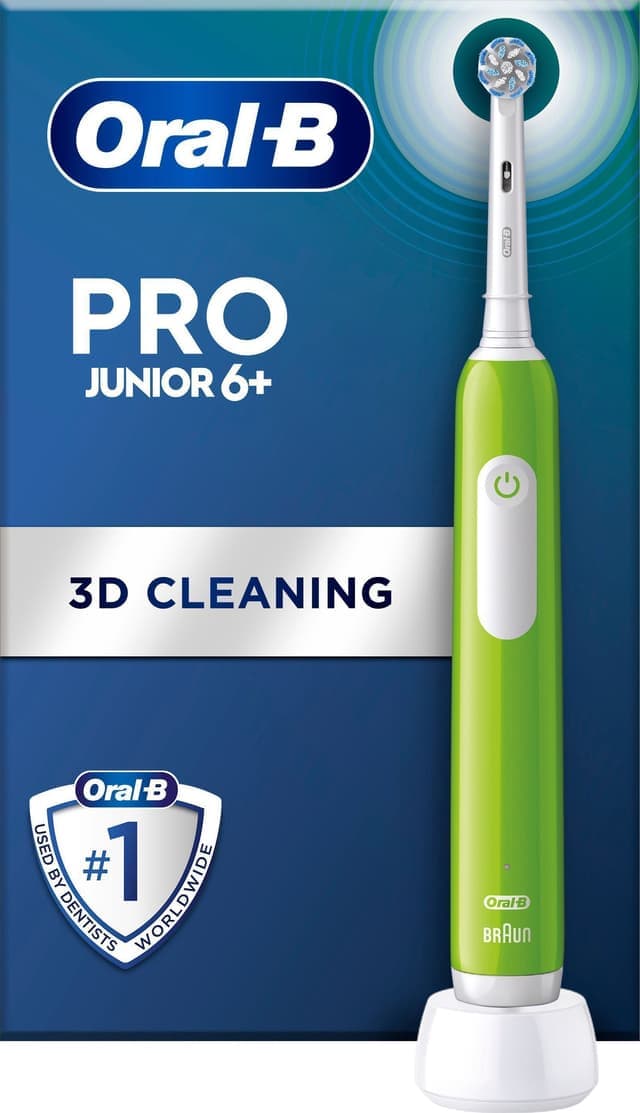 Oral-B Pro 1 Junior 6+ elektrisk tannbørste for barn 743027 (grønn)