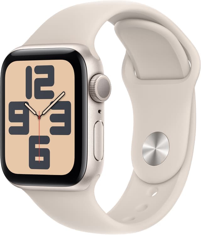 Apple Watch SE 2nd Gen 40mm GPS (Starlight/Starlight sport band M/L)