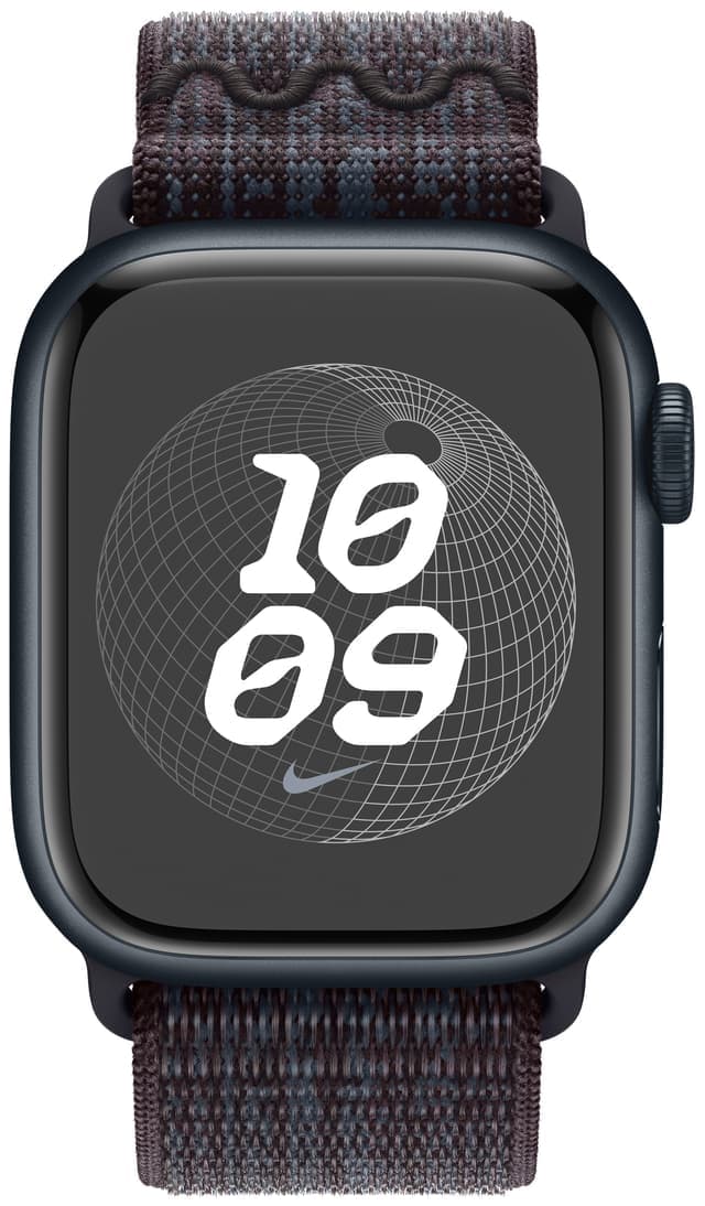 Apple Watch 41mm Nike Sport Loop (black/blue) M/L
