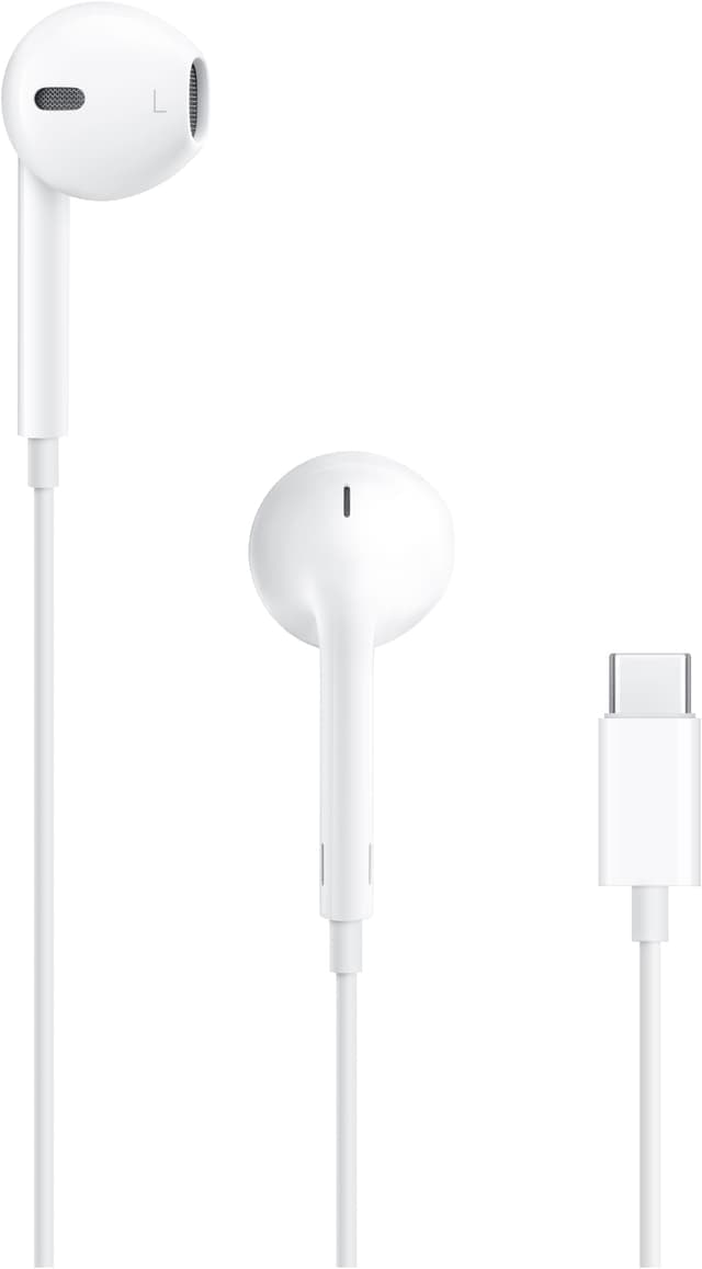 Apple EarPods in-ear hodetelefoner (hvit, USB-C)