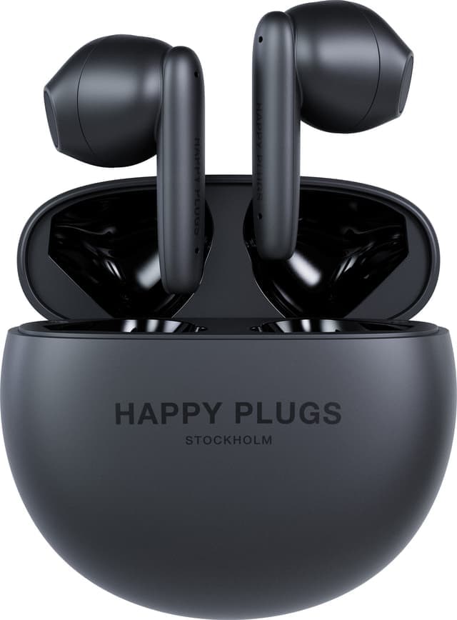 Happy Plugs Joy Lite true helt trådløse in-ear hodetelefoner (sort)