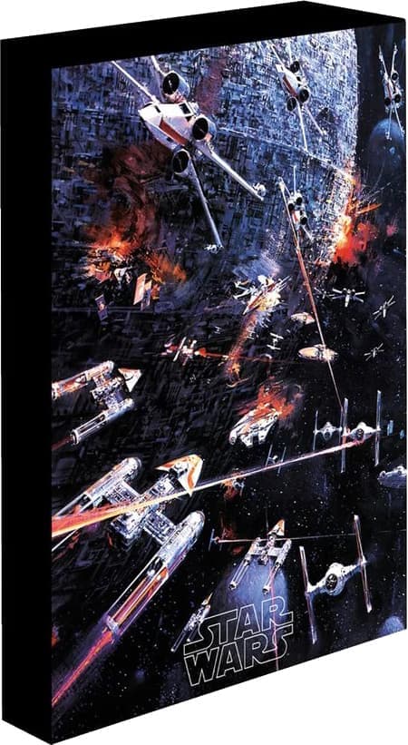 Star Wars Death Star lysende plakat