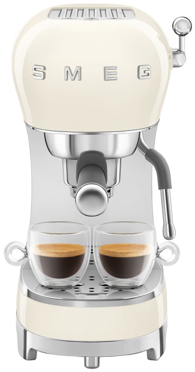 Smeg 50's style espressomaskin ECF02CREU (kremfarget)