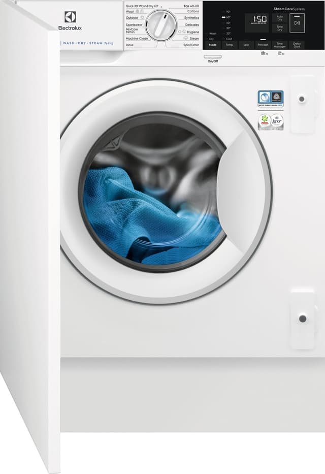 Electrolux 700 vaskemaskin med tørketrommel EW7WB764T4 (7/4kg)