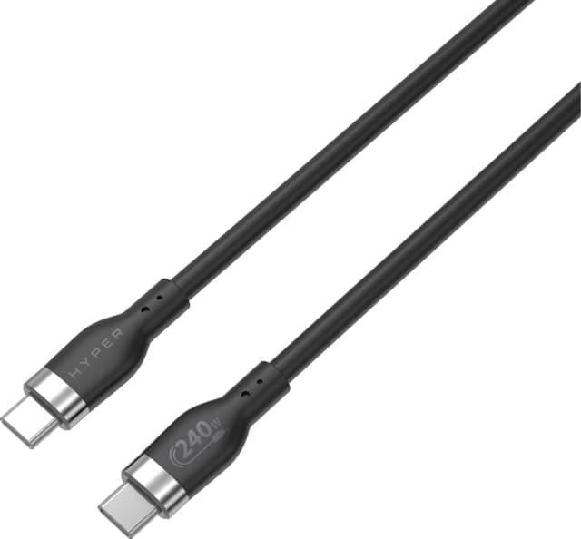Hyper HyperJuice USB-C til USB-C ladekabel 1 m (sort)