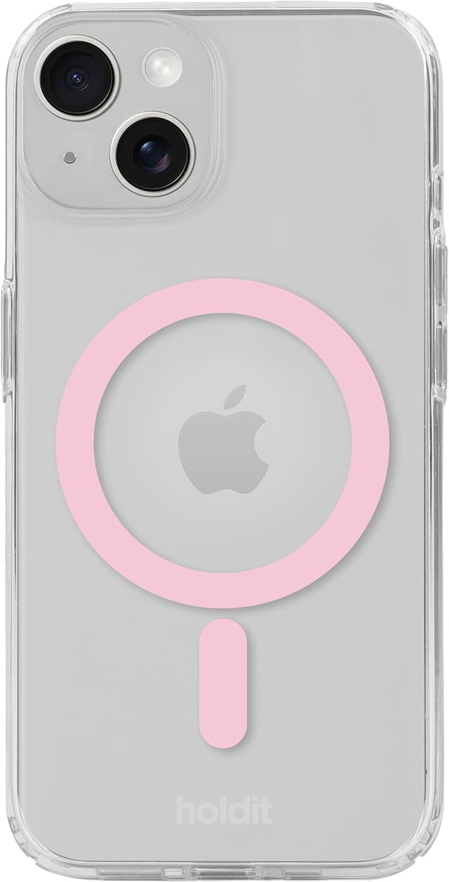 Holdit iPhone 15/14/13 MagSafe deksel (rosa)