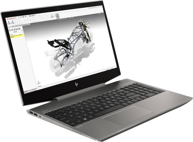 HP ZBook 15v G5 15" bærbar PC (turbo silver)