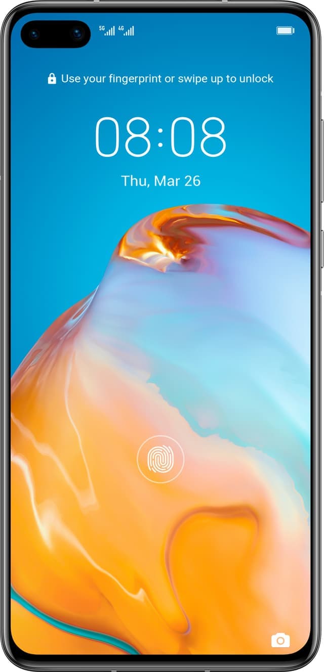 Huawei P40 5G smarttelefon 8/128GB (ice white)
