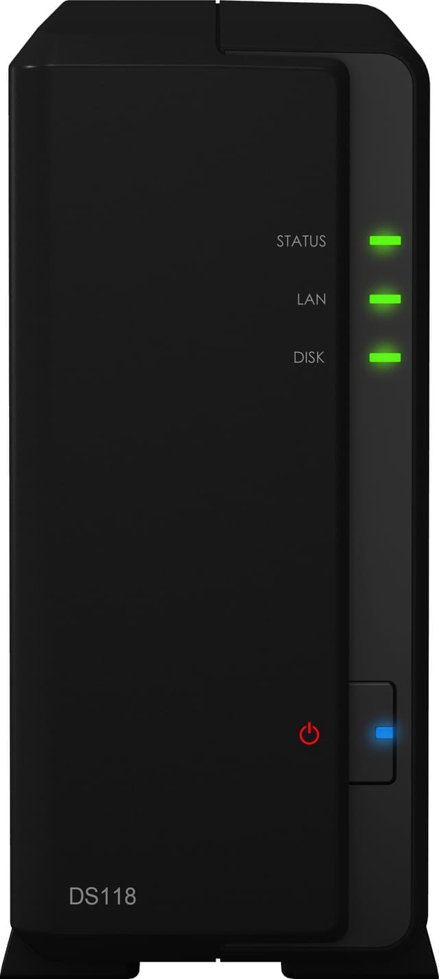 Synology DiskStation DS118 1-Bay personlig NAS system