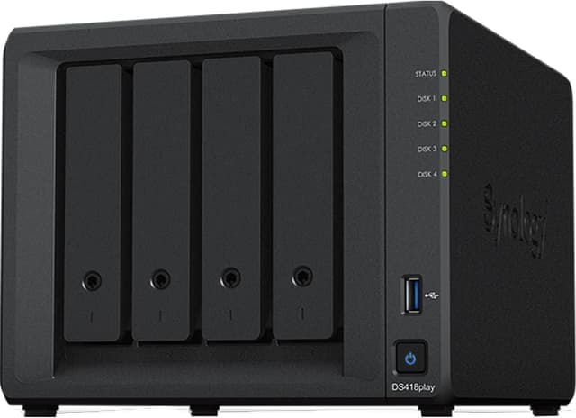 Synology DiskStation DS418play 4-Bay personlig NAS-system