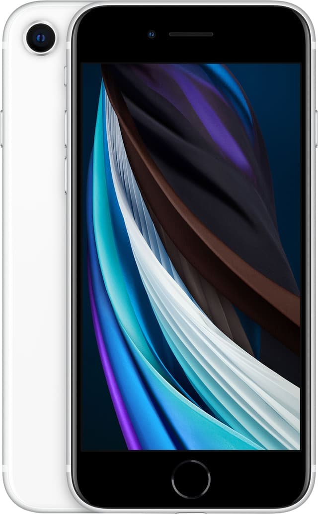 iPhone SE smarttelefon 128 GB (hvit)