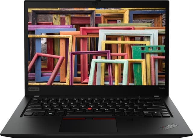 Lenovo ThinkPad T490s 14" bærbar PC i5/16 GB (sort)